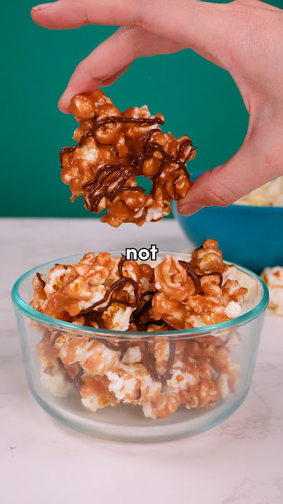 I made SALTED CARAMEL CORN without a recipe!