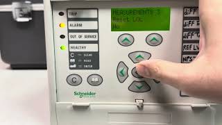 How to Reset LOL alarm in MiCOM P642 Protection Relay.