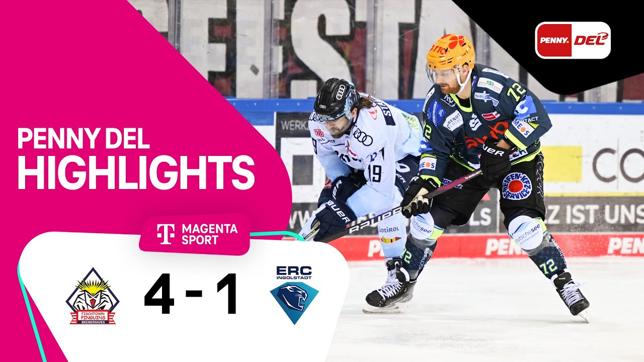 Pinguins Bremerhaven - ERC Ingolstadt Highlights PENNY DEL 22/23