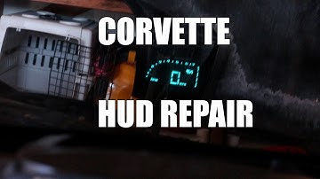 Broken C5 Corvette HUD- Two Common Repairs