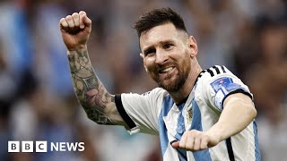 ⁣Lionel Messi leads Argentina to World Cup glory after penalty shootout - BBC News