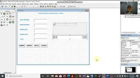 Membuat Aplikasi Inventory Data Barang Dengan Vb.6.0 #part2 Bagian Coding dan Demo Aplikasi