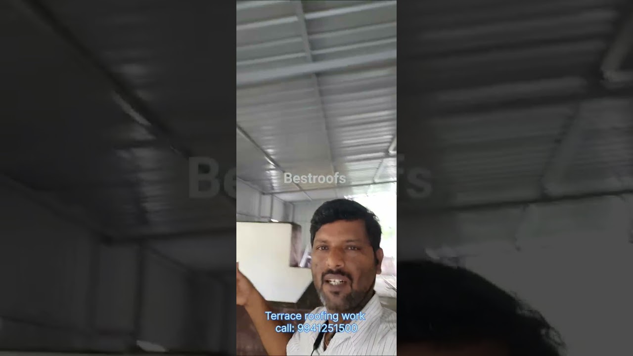 Residential terrace roofing, Metal roofing, cooling sheet roofing, Godown shed contractor 9941251500