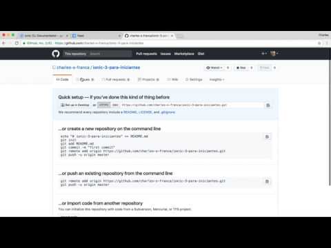 Adicionando código ao github