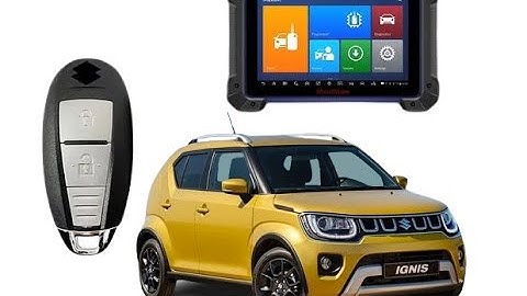 Suzuki Ignis 2020 program all smart keys lost with autel IM608.