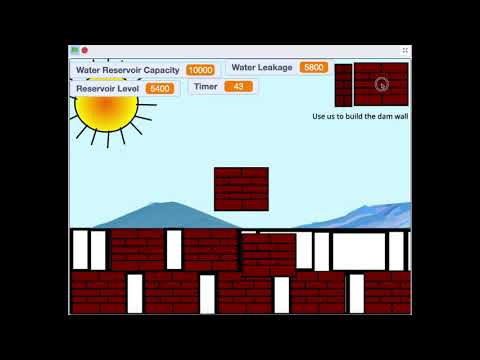 Build The Dam  - Game Conceptualised, #Created #Coded by by Panchatantra Programmer, Dhruv #Scratch3