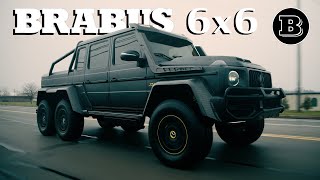 Brabus 6x6 G63 Mercedes AMG Build [4k]  (Yellow Interior)