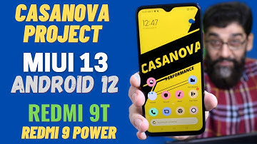 Casanova Project Miui 13 Android 12 for redmi 9T Power اردو हिन्दी