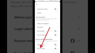 How To Enable Secure Storage On Facebook #shorts #youtubeshorts #mobile