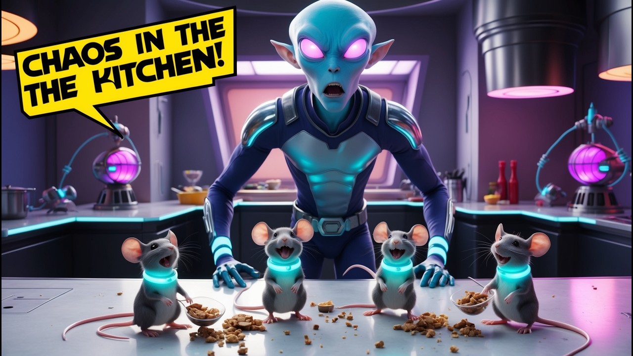 When Talking Mice Turned Alien's Kitchen Into Chaos! - YouTube