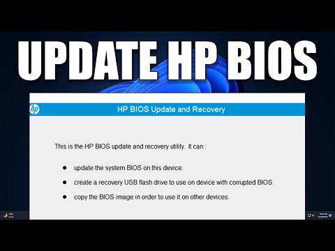 How to Update BIOS Software on HP Laptop