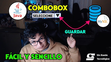 ¿CÓMO GUARDAR DESDE UN JCOMBOBOX DE JAVA EN MYSQL? FÁCIL Y SENCILLO