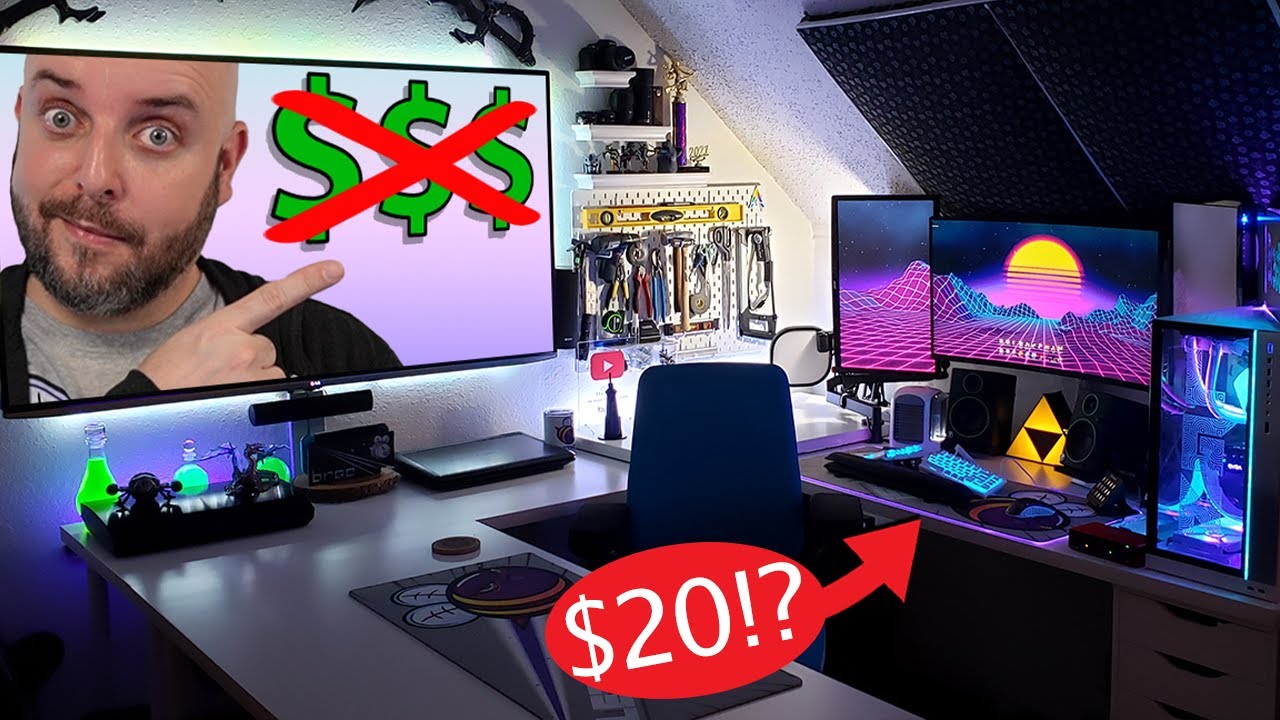 How I Built My DREAM SETUP on a BUDGET - A Full Tour of My Gaming ...
