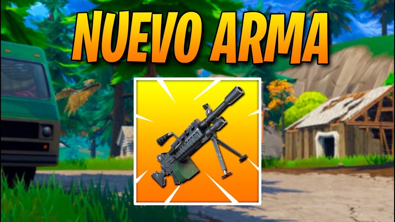 playstation 3 *NUEVO ARMA* AMETRALLADORA LIGERA llegará a Fortnite: Battle Royale
