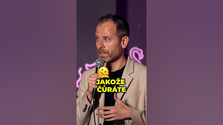 Taky když si někdo na WC stoupne k vedlejší mušli, jenom se tváříte JAKOŽE čůráte? 💦😐 #standupcomedy