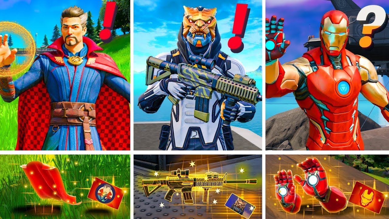 TODOS los NUEVOS JEFES y ARMAS MITICAS en FORTNITE TEMPORADA 2 *UBICACIONES NUEVAS ARMAS MITICAS* ????