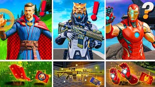 TODOS los NUEVOS JEFES y ARMAS MITICAS en FORTNITE TEMPORADA 2 *UBICACIONES NUEVAS ARMAS MITICAS* 