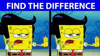 You can't find the difference| SpongeBob| Photo Puzzle