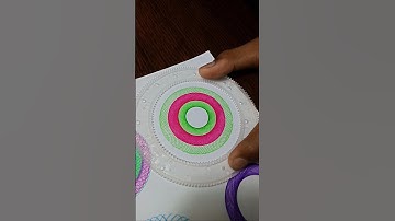 how to draw a spirograph design #like #subscribe#spirograpg #spiral art#spiral art design #shorts