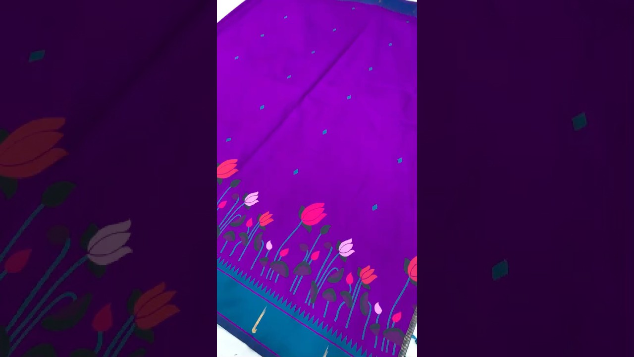 Designer Lotus Weaving Pichwai Paithani Saree