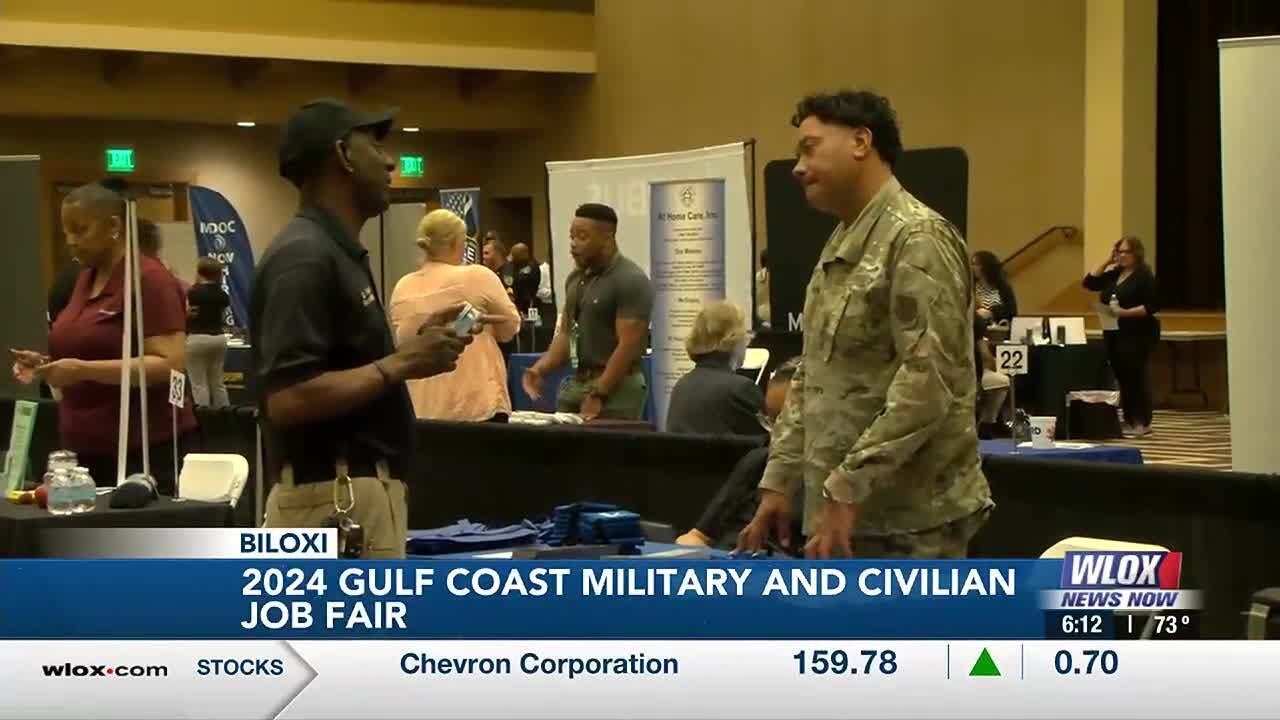 Annual 2024 Gulf Coast Military & Civilian Job Fair brings hundreds to the Biloxi Civic Center