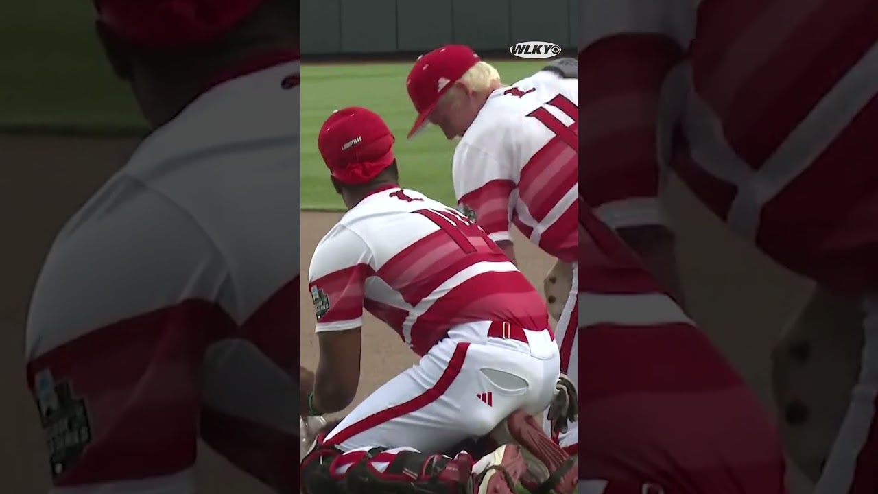 UofL baseball players grab dirt from Omaha after College World Series elimination