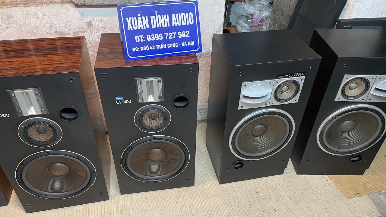 Loa Pioneer Bãi Đẹp, Loa Pioneer Cs-F9000, Loa Pioneer Cs-9100 Hàng Bãi Nhật Zin.