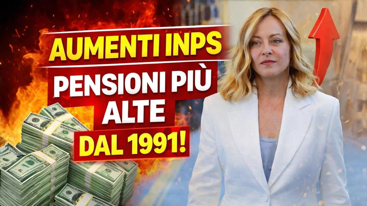 ULTIMA ORA: Meloni IMPONE Aumenti INPS – Pensioni Più Alte per chi halavorato prima del 1991!