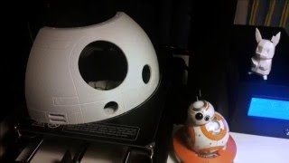 Building BB8 - Wanhao Duplicator i3 V2 - BB8 Dome Panel 1 v2 Timelapse