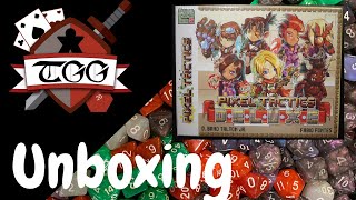 Pixel Tactics Deluxe Board Game Unboxing