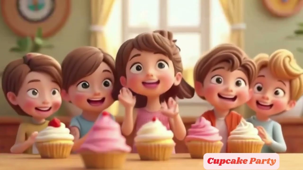 Считаем кексы | Веселая песенка про счет для детей 🍰 | Изучаем числа от 1 до 10