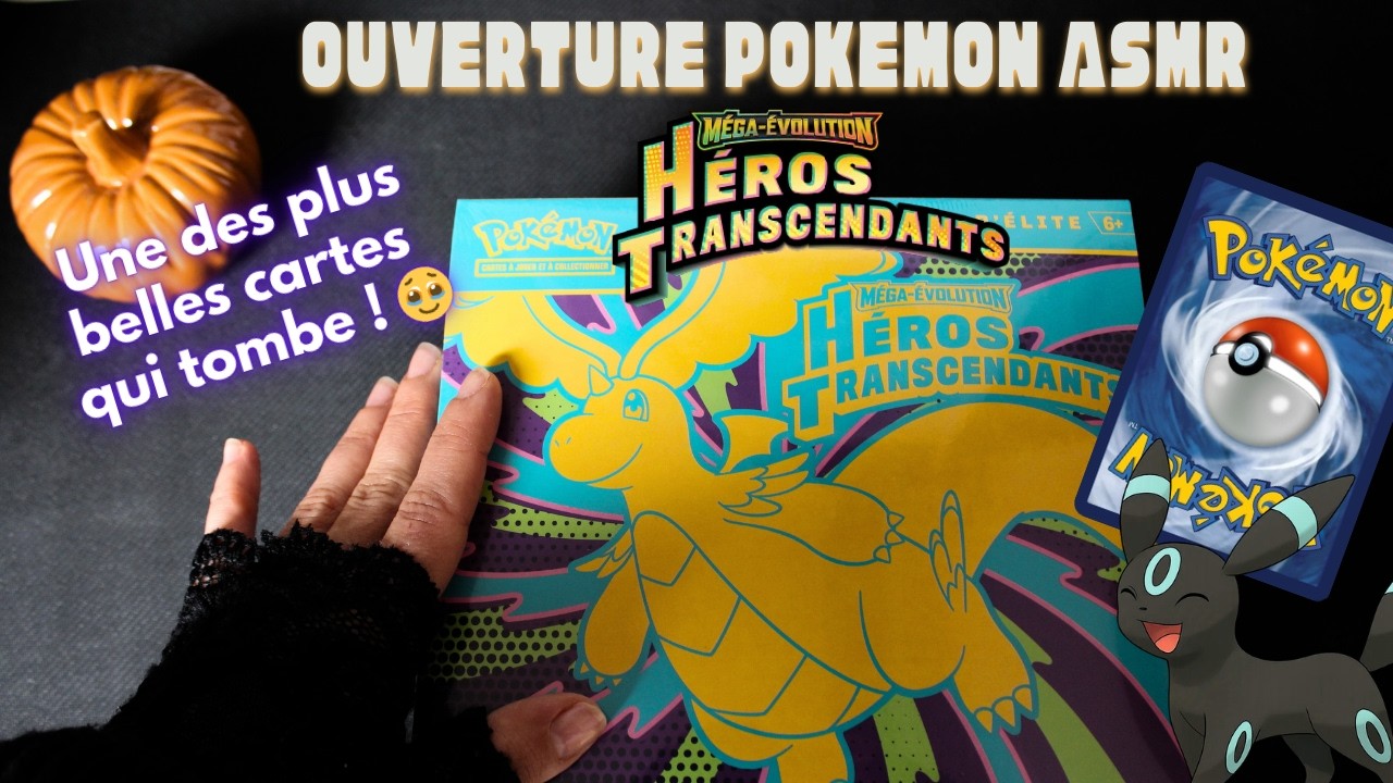 ASMR Pokémon ✨ L'ETB Héros Transcendants est ENFIN là et elle est incroyablement CHANCEUSE 😍