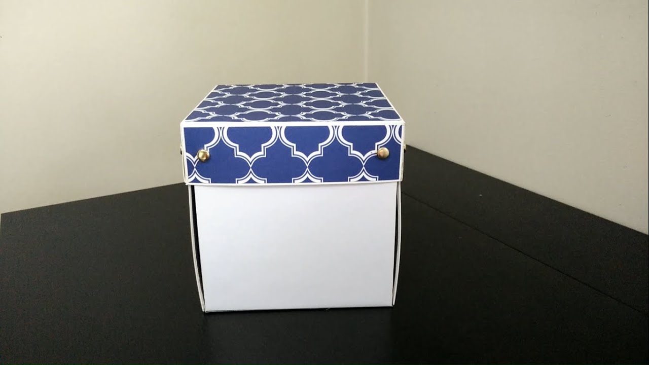 [Box + Scrapbook + Template] Explosion Box Scrapbook Ideas For Boyfriend