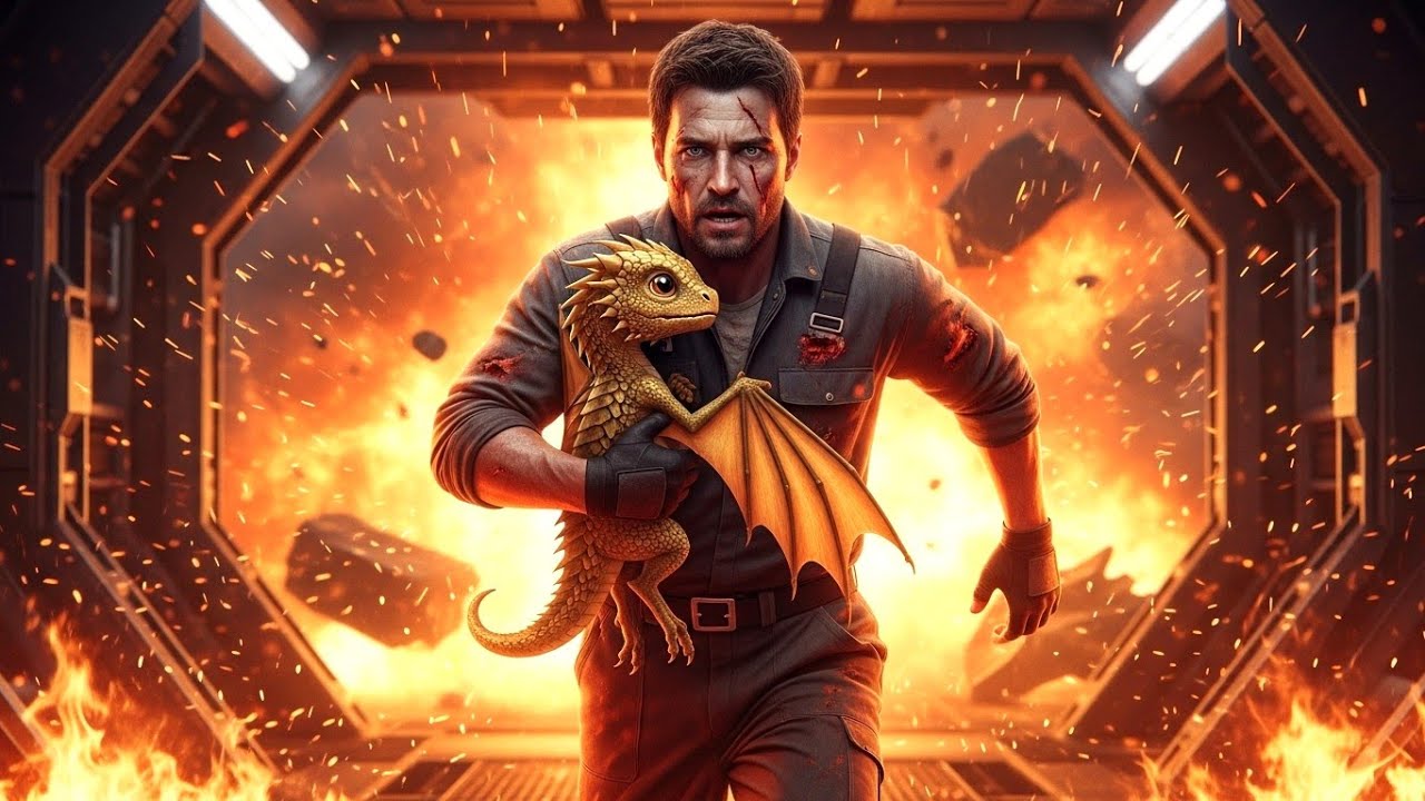 A Human Mechanic Ran Through Fire to Save a Crying Dragon Hatchling — And Was Forever Changed | HFY