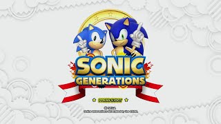 Sonic Generations - Title Screen Main Menu With Music