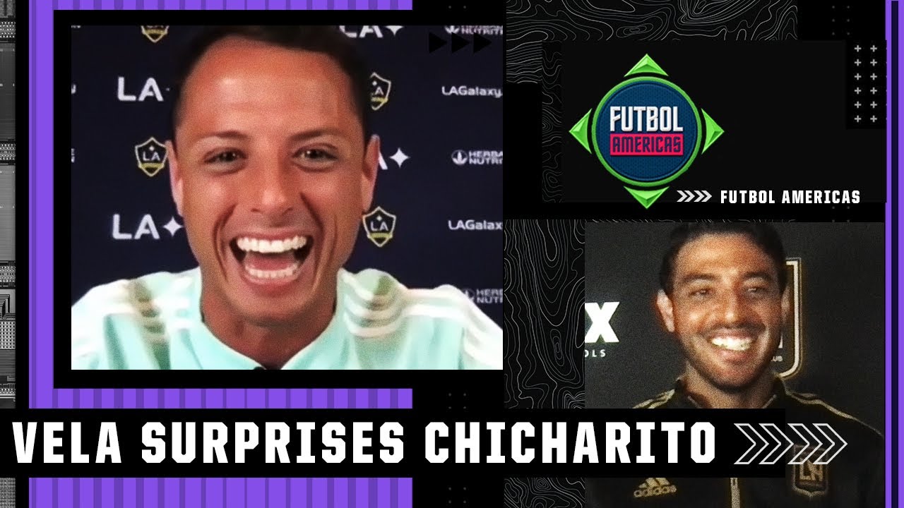 Carlos Vela CRASHES Chicharito’s interview on LA Galaxy & LAFC rivalry | Futbol Americas | ESPN FC