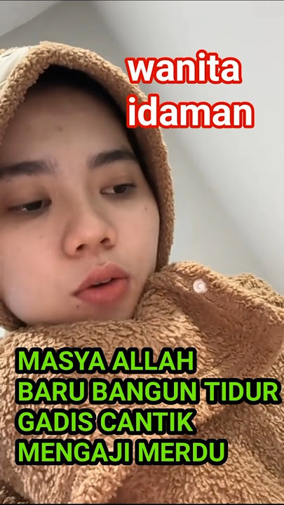 Masya Allah, Gadis cantik ini suara ngaji nya merdu banget#masyaallah #allahuakbar #allah #reaction