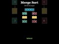 Merge Sort Explained in 60 Seconds! 🔀