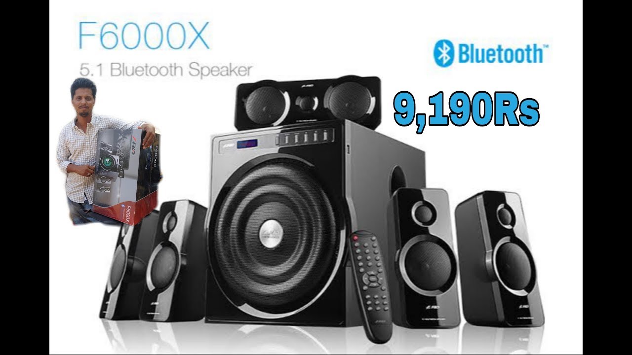 f&d f6000x 5.1 multimedia speakers