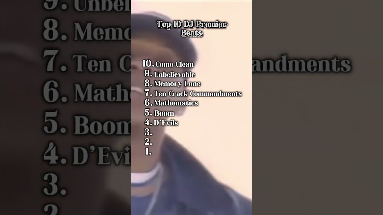 DJ Premier Top 10 Beats
