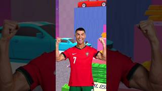 Ronaldo vs Messi | Money Run 3D Game | Who Wins and Earns More Money? 💰🔥 #comely