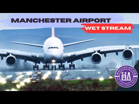 Manchester Airport LIVE WET WINDY Monday Action Join Friendly Community And Chat Room