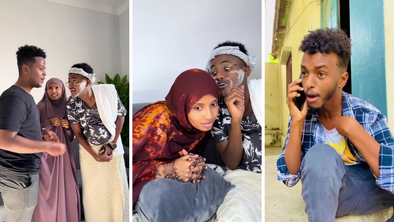 Lukmaan xaaskiisa sihaam iyo gabadhooda ramlo oo sooman