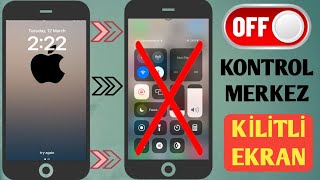 Iphoneda Kilit Ekranından Kontrol Merkezi Nasıl Devre Dışı Bırakılır (2024)