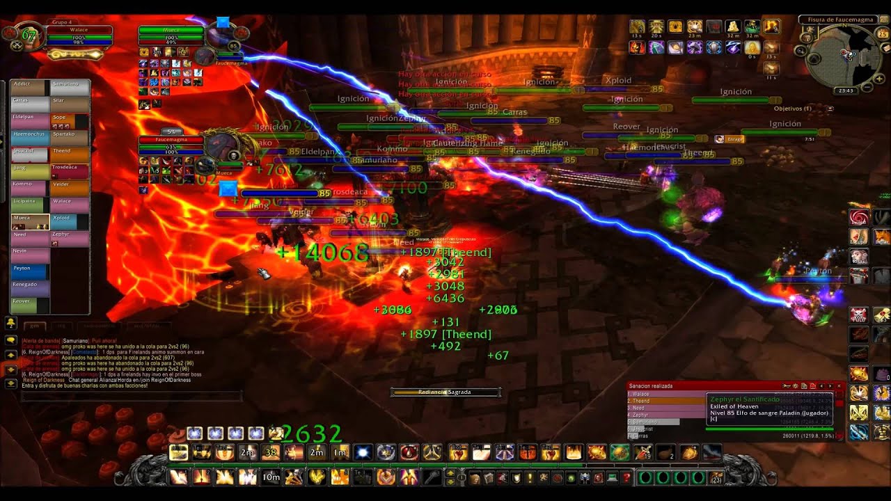 Exiled of heaven Faucemagma 25 heroico, wow@reignofdarknees