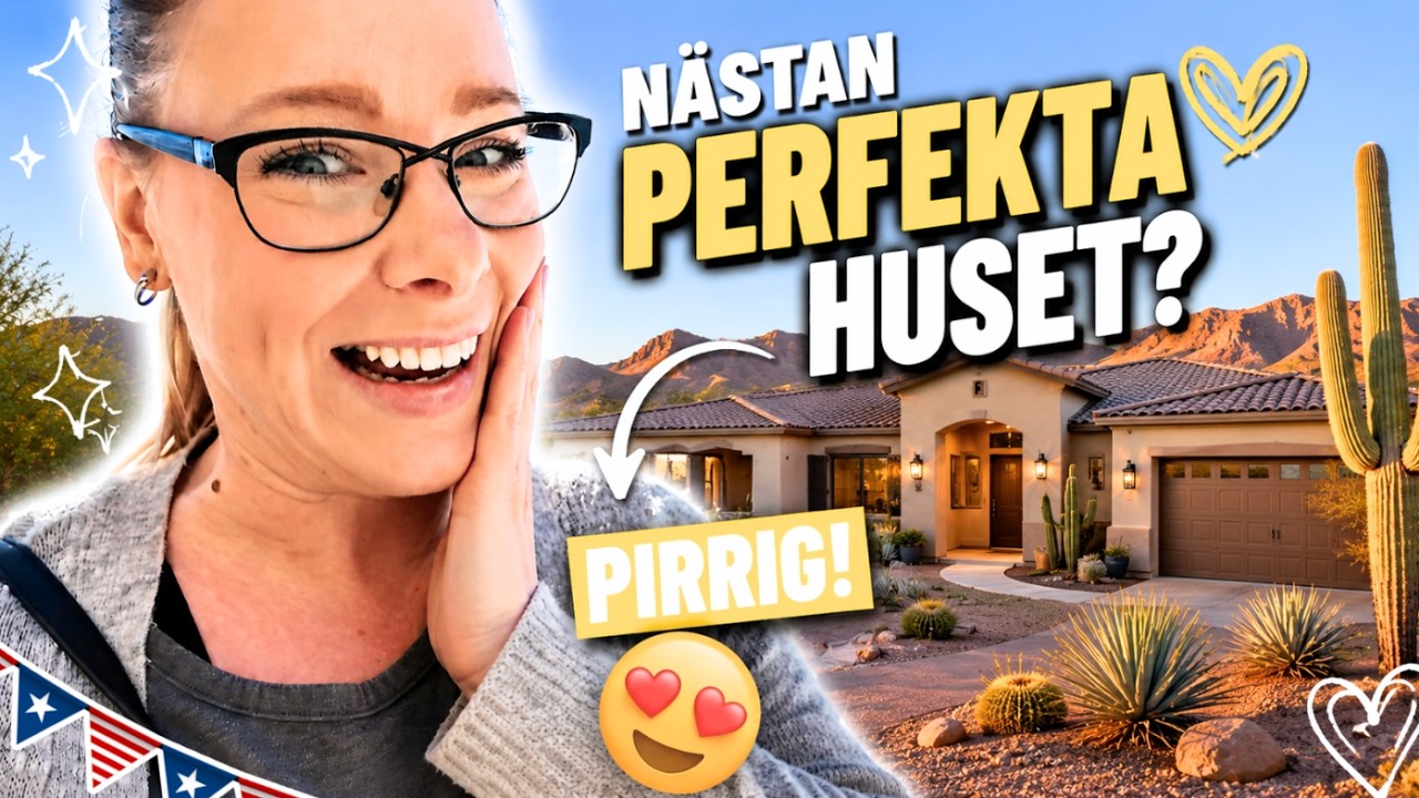 Är detta VÅRT HUS?! (nästan perfekt…) 🏡🇺🇸