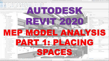 REVIT MEP 2020: MEP MODEL ANALYSIS PART 1 - PLACING SPACES
