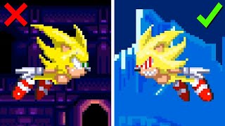 Fleetway sonic and modgen [Sonic 3 A.I.R.] [Mods]