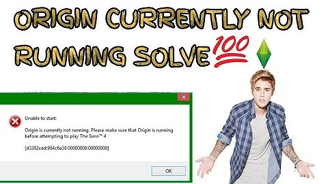 How to fix TheSims4 origin client currently not running