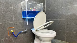 Why did the WESTERN PLUMBER 2003 get rich because of this? DIY toilet from PVC and fish tank